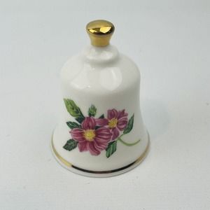 Danbury Mint New York Rose Official State Flower Bell Collection